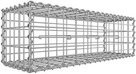 Songmics Gabionas 100 x 30 x 30 cm. GGB133, sidabrinės spalvos
