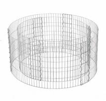 akmenys - Songmics Gabionas Ø 90 cm, aukštis 40 cm - 1 nuotrauka