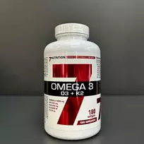7 NUTRITION Omega-3 55% D3 + K2, 180 kapsulių