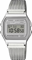 CASIO A158WEM-7EF Sidabrinis (Silver)