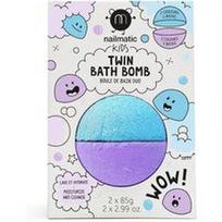 Nailmatic Kids Twin vonios burbulai Blue & Purple, 2x85 g