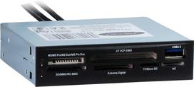ci card - Inter-Tech CI-01 kortelių skaitytuvas USB 3.0 Juodas (Black) - 1 nuotrauka