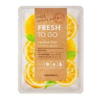 Tony Moly Fresh To Go Yuja lakštinė veido kaukė su citrinmedžio vaisiais 22 g