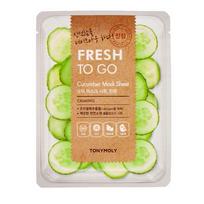 Tony Moly Fresh To Go Cucumber lakštinė veido kaukė su agurkais 22 g