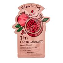 Tony Moly I'm Real Pomegranate lakštinė veido kaukė su granatais 21 g