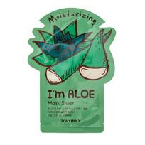 Tony Moly I’m Real Aloe lakštinė veido kaukė su alijošiumi 21 g
