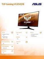 asus zaidimu - Asus TUF Gaming VG32VQ1B - 2 nuotrauka