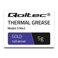 QOLTEC 51642 Qoltec Thermal paste 3.05 W/m-K | 5g | gold