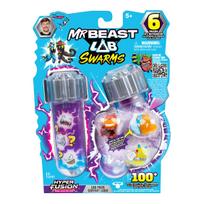 rinkinys - MrBeast Lab Swarms Fusion, 6 figūrėlės, 2,5 cm - 8 nuotrauka