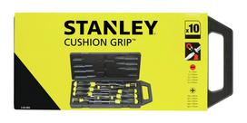 STANLEY SUKTUČIŲ RINKINYS 10 vnt. CUSHION GRIP PŁ + PH