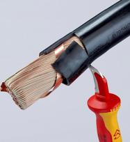 nuzievinimo reples - Peilis kabeliui KNIPEX 9855 - 3 nuotrauka