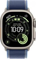 ultra apple watch - Apple Watch Ultra 3 GPS + Cellular 49mm Natural Titanium Case with Blue/Bright Blue Trail Loop - S/M - MEWR4ET/A - 5 nuotrauka