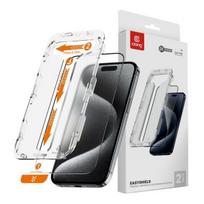 apsaugines pleveles iphone 16 - Crong EasyShield iPhone 15 Plus (2 pcs) - 1 nuotrauka