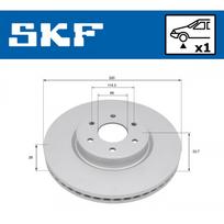 Stabdžių diskas SKF VKBD 81373 V1