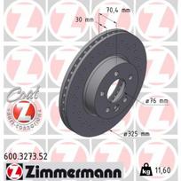 Stabdžių diskas ZIMMERMANN 600.3273.52
