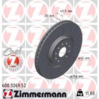Stabdžių diskas ZIMMERMANN 600.3269.52