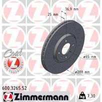 Stabdžių diskas ZIMMERMANN 600.3265.52