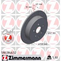 Stabdžių diskas ZIMMERMANN 590.2846.52