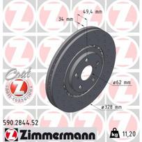 Stabdžių diskas ZIMMERMANN 590.2844.52
