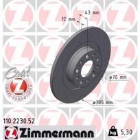 Stabdžių diskas ZIMMERMANN 110.2230.52