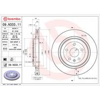 Stabdžių diskas BREMBO 09.N333.11