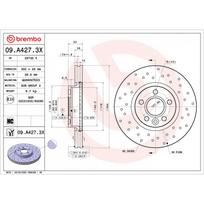 xc70 - Stabdžių diskas BREMBO 09.A427.3X - 1 nuotrauka