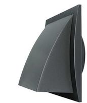 isorines groteles - EUROPLAST ND12FVA, išorinės ventiliacijos grotelės, antracito (Anthracite) - 1 nuotrauka