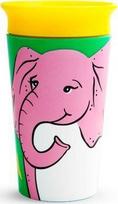 MUNCHKIN mokomasis puodelis Miracle 360 Wildlove, Dramblys (Elephant), 266 ml, 6m+