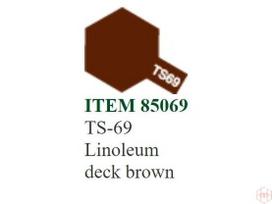 Tamiya purškiami dažai TS-69 Linoleum deck ruda (Brown) 100ml