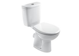 klozetai - Unitazas, pastatomas Jika Euroline-N, su dangčiu, 355 mm x 670 mm - 1 nuotrauka
