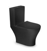 klozetas unitazas - Unitazas, pastatomas Vento Harstad, su dangčiu, 360 mm x 640 mm - 1 nuotrauka