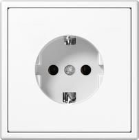 kistukinio lizdo - Kištukinis lizdas Liregus Modern IKL16-404-01.M/WM, su įžeminimu, matinė balta (Matte White) - 2 nuotrauka