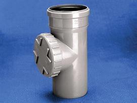 vidaus kanalizacijos vamzdziai 110 - Pravala Wavin Internal PVC Drainage Pipe 110mm Gray - 1 nuotrauka