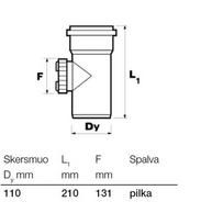 vidaus kanalizacijos vamzdziai 110 - Pravala Wavin Internal PVC Drainage Pipe 110mm Gray - 2 nuotrauka
