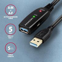 active usb extension cable - Axagon Active extension USB 3.2 Gen 1 A-M > A-F cable, 5 m long. Power supply option. | ADR-305 - 6 nuotrauka
