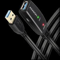 Axagon Active extension USB 3.2 Gen 1 A-M > A-F cable, 10 m long. Power supply option. | ADR-310