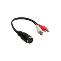 Good Connections Audio Adapter 2x RCA į 5-pol DIN 0.2m Juodas (Black)