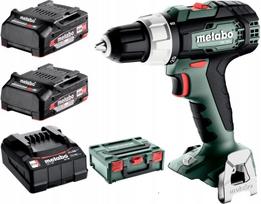 metabo bs 18 - Suktuvas-gręžtuvas Metabo BS 18 L; 18 V; 2x2,0 Ah akum. - 4 nuotrauka