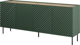 komodos 200 - Komoda Cama Meble 4D2SZ ONDA, žalia (Green) - 1 nuotrauka