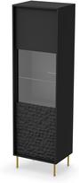 Vitrina BULLET W-1, juoda (Black)