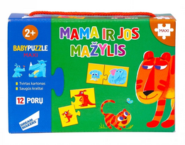 Dėlionė Dream Makers Mama ir jos mažylis, 24 detalės