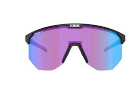 Akiniai Bliz Hero Small / matt black, rose-violet blue mirr
