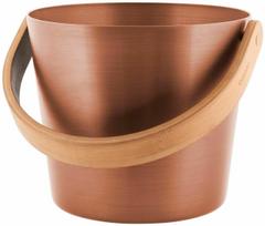 Rento Saunos kibiras, aliuminis/bambukas, vario (Copper), 5 l