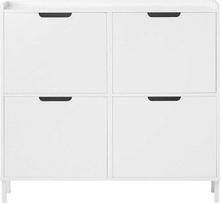 prieskambario baldai - Sobuy Batų spinta FSR100-W, balta (White) - 1 nuotrauka