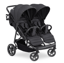 HAUCK sportinis vežimėlis dvyniams UPTOWN DUO, Melange black, 512180
