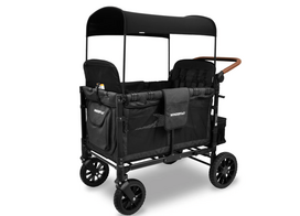 WONDERFOLD sportinis vėžimėlis keturiems W4 LUXE, volcano black, W4LUX-BLK