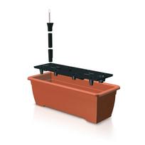 Vazonas Prosperplast Balcony ISBT5CAN-R624, plastikinis, 50 x 19 cm, ruda (Brown)