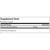 kapsules vyrams - SWANSON DAMIANA LAPAI (TURNERA DIFFUSA) 510MG N100 maisto papildas - 2 nuotrauka