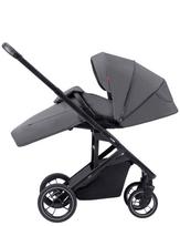 carrello alfa vezimeliai - Sportinis vežimėlis Carrello Alfa 2024, Grafito pilkas (Graphite Grey) - 4 nuotrauka
