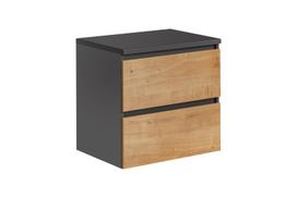 Vonios spintelė COMAD MONAKO GREY OAK 820 - FSC, pilka